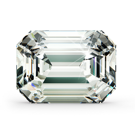 Diamant emeraude 8 carats certifié IGI SI1