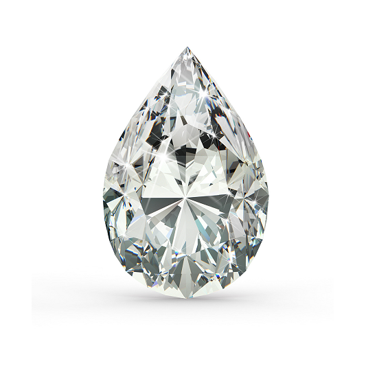 Diamant poire 8 carats certifié HRD VS1